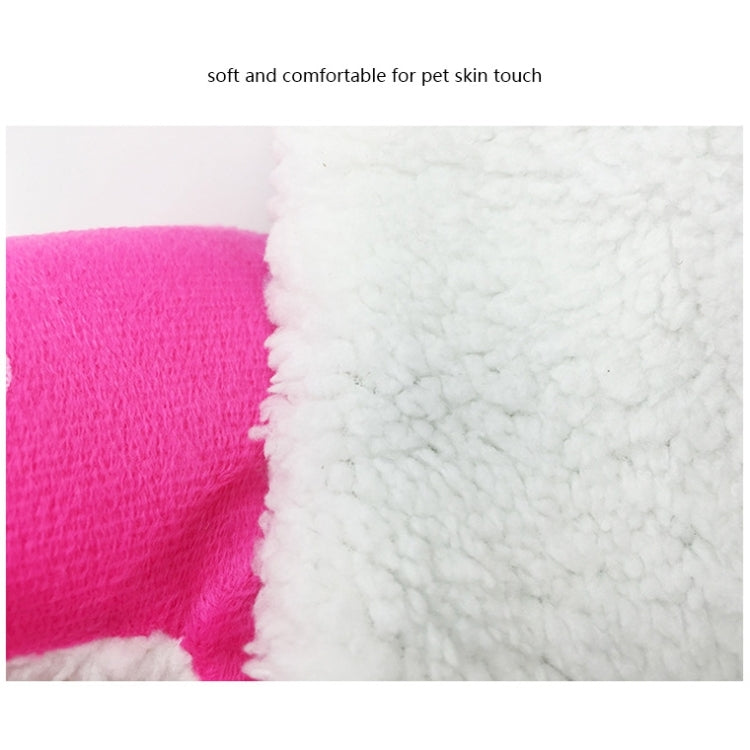 Strawberry Shaped Foldable Short Plush Pet House Nest, Size: M, Purple, Size M, Red, Size M, Pink, Size M, Blue, Size M