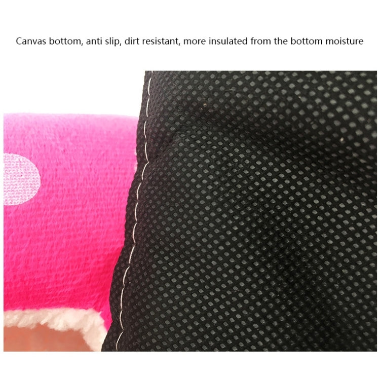 Strawberry Shaped Foldable Short Plush Pet House Nest, Size: M, Purple, Size M, Red, Size M, Pink, Size M, Blue, Size M