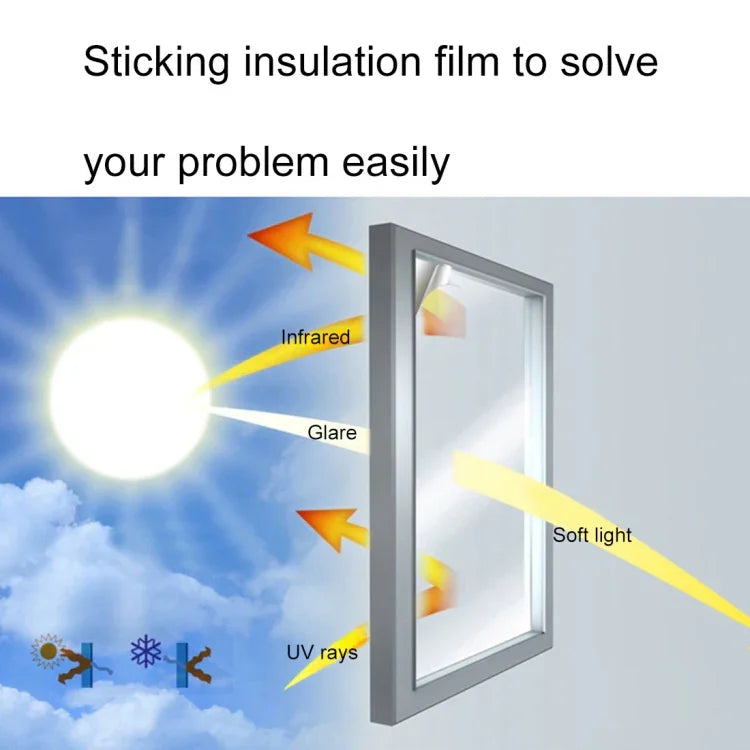 UV Reflective One Way Privacy Decoration Glass Window Film Sticker, Width: 60cm, Length: 1m, Width: 60cm