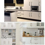 5027-128 Gold Imitated Zinc Alloy Ceramic Handle for Cabinet Wardrobe Drawer Door, Hole Spacing: 128mm, 5027-128