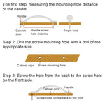 5027-128 Gold Imitated Zinc Alloy Ceramic Handle for Cabinet Wardrobe Drawer Door, Hole Spacing: 128mm, 5027-128(1)