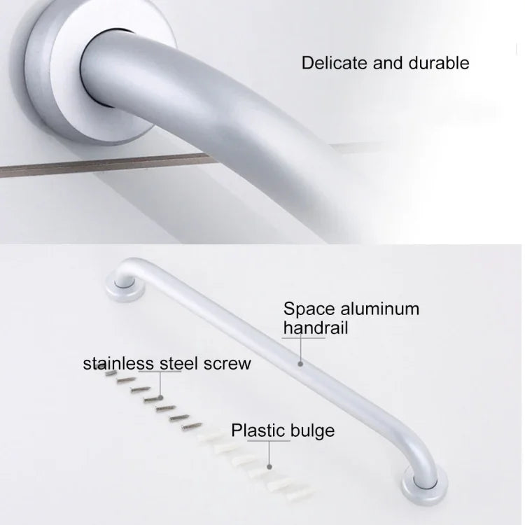 40cm Space Aluminum Bathroom Barrier-free and Safe Armrest, 40cm