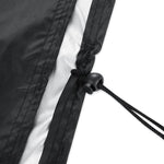 Anti-UV Waterproof Dust-proof 210D Oxford Cloth Folding Table Chairs Protective Cover Outdoor Furniture Set Cover, Size: 126*126*74cm(Black), Size: 126*126*74cm