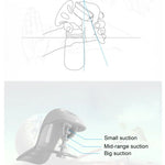 REAL BUBEE Maternity Products PP Manual Suckling Breast Milk Pump for Mama, Manual Breast Pump