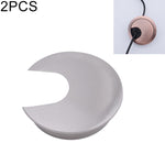 2 PCS Desk Computer Desktop Zinc Alloy Round Threading Box Hole Cover, Hole Diameter: 35mm (Bright Gold), 35mm Bright Gold, 35mm Green Bronze, 35mm Red Bronze, 35mm Matte Black, 35mm Matte Silver, 35mm Brushed Steel