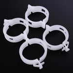 500 PCS 25mm Plastic Fixed Tie Clip Hanging Crane Folder Vines Plant Fixed Clip, 500 PCS