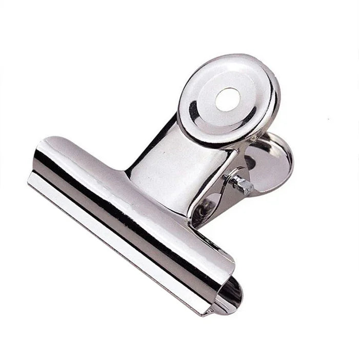 10pcs 50mm Silver Metal Stainless Steel Round Clip Notes Letter Paper Clip Office Bind Clip, 10PCS / 50mm