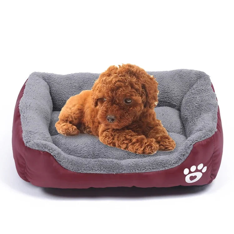 Candy Color Four Seasons Genuine Warm Pet Dog Kennel Mat Teddy Dog Mat, Size: S, 43×32×10cm, Size: S