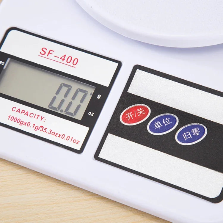 1g High Accuracy Digital Electronic Portable Kitchen Scale, Maximum Weighing 1kg, 1kg / 1g