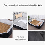 Dog Bone Pattern Big Soft Warm Kennel Pet Dog Cat Mat Blanket, Size: XXS, 45×30×15cm, Size: XXS