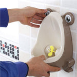 Cartoon Frog Shape Kids Wall-Mounted Potty Toilet