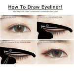 20 PCS / 10 Sets Women Cat Line Eye Makeup Tool Model