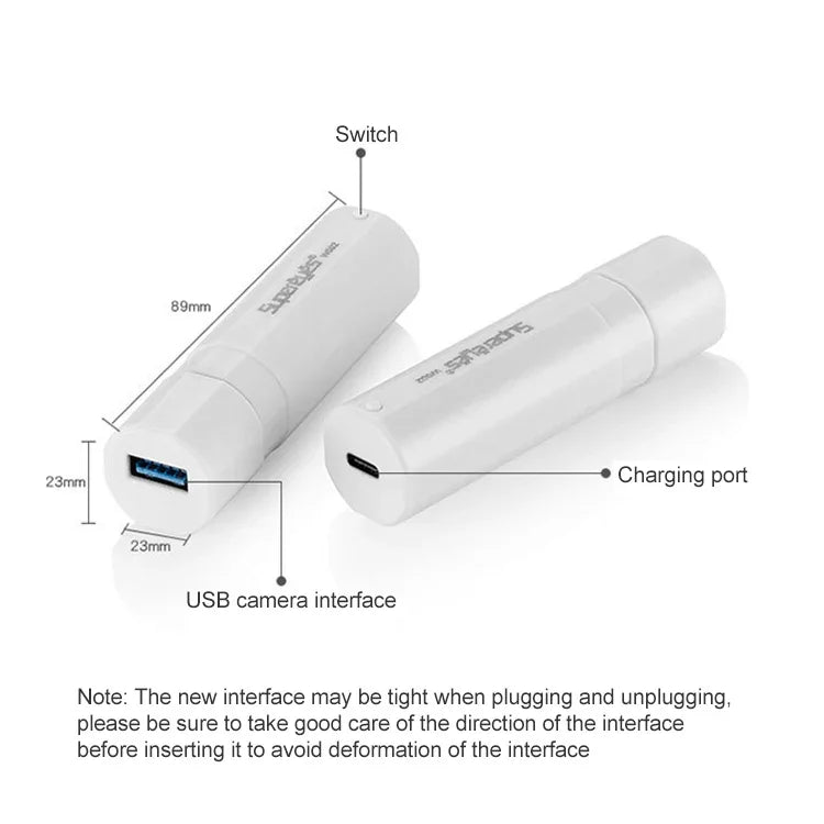 Supereyes W002 USB Digital Endoscope Mobile Phone Tablet WIFI HD Video Transmission Box, W002