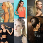30# Invisible Seamless Bandage-style  Wig Long Straight Hair Wig Ponytail, 30#