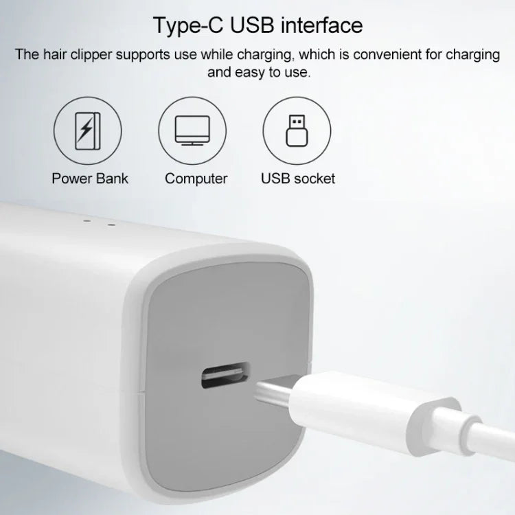 Original Xiaomi Enchen Boost Intelligent Fast Charging Electric Hair Trimmer Haircut Machine