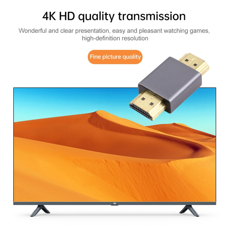 Gold-plated Head Male to Male HDMI Adapter(Black), HDMI Male to HDMI Male Grey