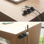 Magnetic Wire Take-up Cable Winder Magnetic Holder Desktop Storage
