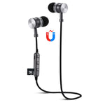 F3 Bluetooth 4.2 Hanging Neck Design Bluetooth Headset, Support Music Play & Switching & Volume Control & Answer