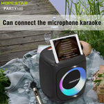 HOPESTAR Party100 Bluetooth 5.0 Portable Waterproof Wireless Bluetooth Speaker with Mobile Charging Function, Party100(Green)