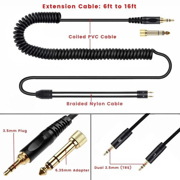 ZS0228 Headphone Audio Cable for HIFIMAN HE400i HE560 1000