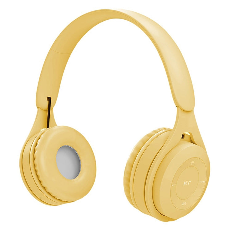 Y08 Hifi Sound Quality Macaron Bluetooth Headset, Supports Calling & TF Card & 3.5mm AUX