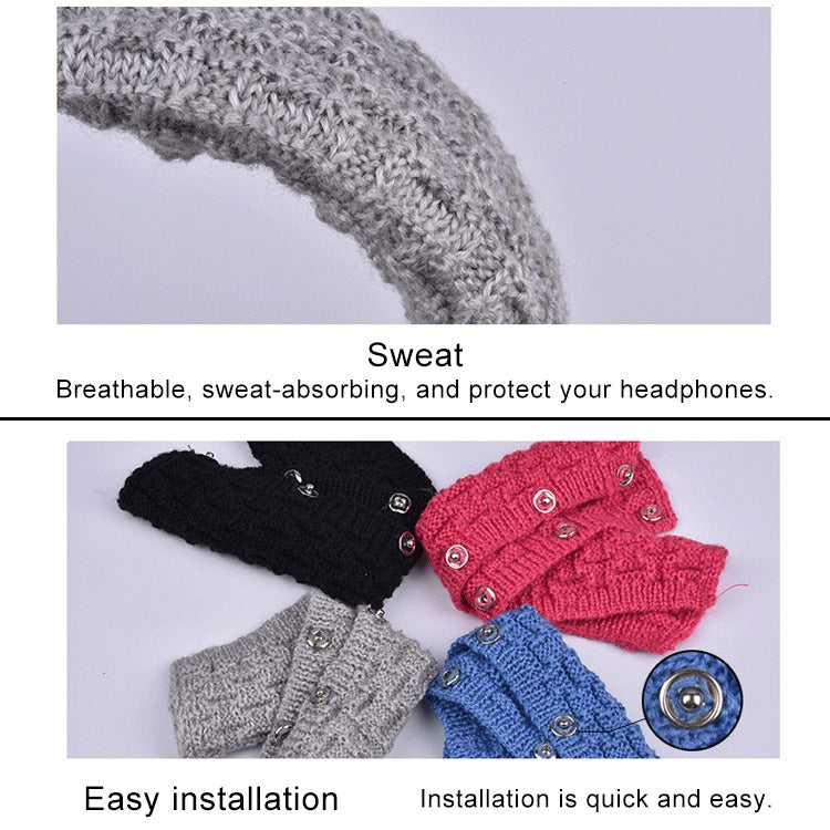 Knitted Headphone Dustproof Protective Case for Beats Studio2 / ATH-MSR7 / Sennheiser