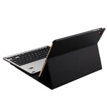 FT-1038B Detachable Bluetooth 3.0 Aluminum Alloy Keyboard + Lambskin Texture Leather Tablet Case for iPad Air / Air 2 / iPad Pro 9.7 inch, with Water Repellent / Three-gear Angle Adjustment / Magnetic / Sleep Function, FT-1038B