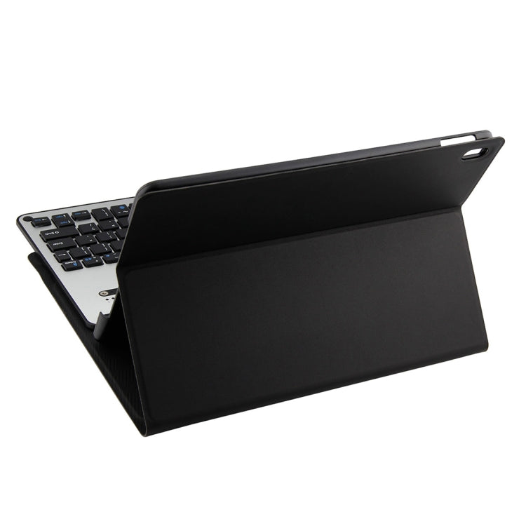 FT-1039B Detachable Bluetooth 3.0 Aluminum Alloy Keyboard + Lambskin Texture Leather Tablet Case for iPad Pro 10.5 inch / iPad Air (2019), with Water Repellent / Three-gear Angle Adjustment / Magnetic / Sleep Function, FT-1039B