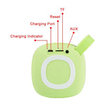 X25new Cloth Texture Square Portable Mini Bluetooth Speaker, Support Hands-free Call & TF Card & AUX, X25new Orange, X25new Green, X25new Grey, X25new Blue