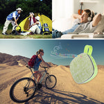 X25new Cloth Texture Square Portable Mini Bluetooth Speaker, Support Hands-free Call & TF Card & AUX, X25new Orange, X25new Green, X25new Grey, X25new Blue