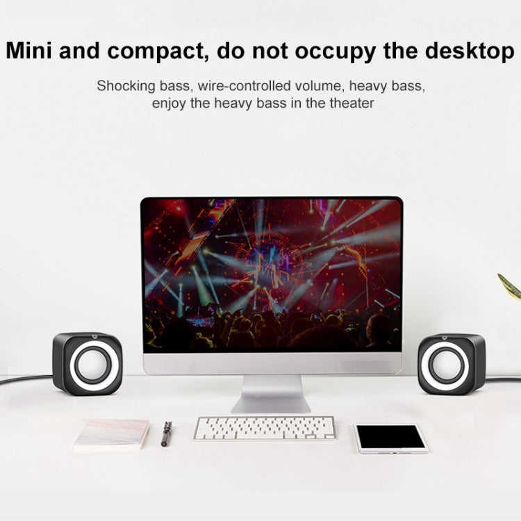 A1 Standard Version USB Wire-controlled Mini High Volume Wired Speaker, Cable Length: 1.1m, Standard Version