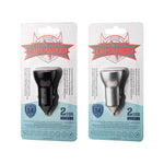 REMAX RCC106 Vitor Series 3.4A Dual USB Interface Car Charger with Digital Display, with Digital Display Silver, with Digital Display Black