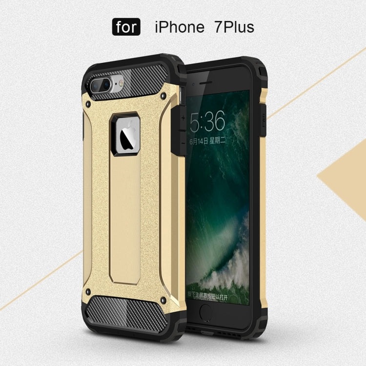 For iPhone 8 Plus & 7 Plus   Tough Armor TPU + PC Combination Case, For iPhone 7 Plus, For iPhone 8P & 7P