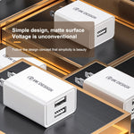 WK WP-U118 10W Single USB Port Travel Charger Power Adapter, US Plug, WP-U118 US Plug