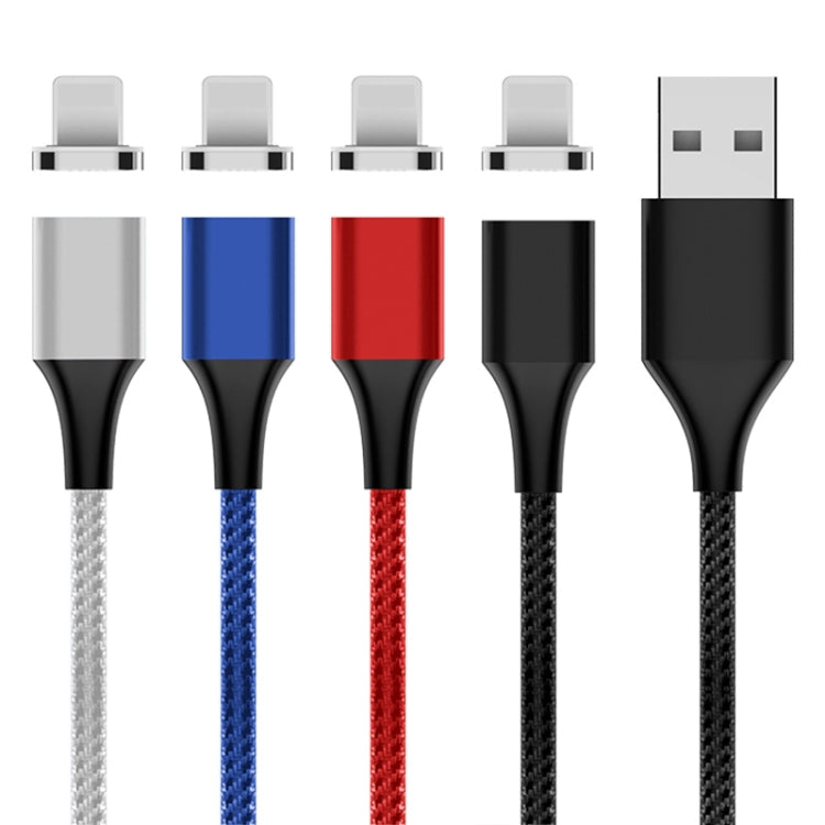 M11 5A USB to 8 Pin Nylon Braided Magnetic Data Cable, Cable Length: 2m, 8 Pin