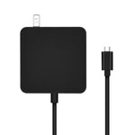 45W USB-C / Type-C Power Adapter Portable Charger for Laptops with Type-C Charging Cable, US Plug, 45W US Plug /Black