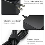 65W USB-C / Type-C Power Adapter Portable Charger for Laptops with Type-C Charging Cable, US Plug, 65W US Plug /Black