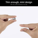 HG2392 50 PCS Desktop Data Cable Organizer Fixing Clip, Gum Type: Acrylic, 50 PCS / Acrylic
