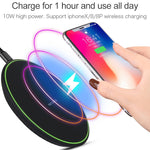 KD-1 Ultra-thin 10W Normal Charging Wireless Charger, Normal Charging, Black