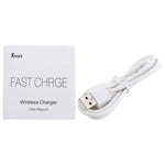 FANTASY 5V 1A Output Qi Standard Ultra-thin Wireless Charger with Charging Indicator, Support QI Standard Phones, FANTASY 5V 1A, FANTASY White