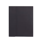 X-11B Skin Plain Texture Detachable Bluetooth Keyboard Tablet Case for iPad Pro 11 inch 2020 / 2018, with Pen Slot, Black Keyboard