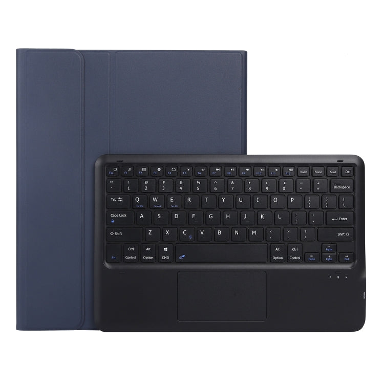 A12B-A Ultra-thin ABS Detachable Bluetooth Keyboard Tablet Case with Touchpad & Pen Slot & Holder for iPad Air 13 2024 / 2025 / Pro 12.9 2021