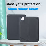 T11-AS For iPad Air 11 2025 / Air 5 / 4 10.9 / Pro 11 2022&2021&2020&2018 Touch Backlight Split Type Bluetooth Keyboard Leather Case, T11-AS