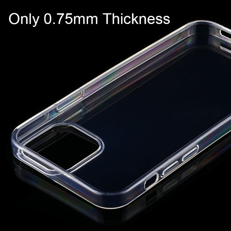 For iPhone 12 / 12 Pro 0.75mm Ultra-Thin Transparent TPU Protective Case, For iPhone 12 / 12 Pro