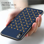 For iPhone XS Max ROCK Origin Series Business TPU + PU Protective Case, For XS Max
