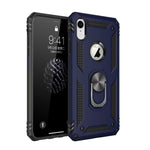 For iPhone XR Sergeant Armor Shockproof TPU + PC Protective Case with 360 Degree Rotation Holder