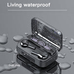 278 TWS External Noise Cancelling Touch Bluetooth Earphone with Charging Box, Support LED Power Digital Display & Breathing Lights & Call & Voice Assistant, 278 Black, 278 White