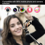 XT-09 Multi-function Live Broadcast Mobile Bluetooth Self-timer Pole Tripod