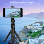 XT-09 Multi-function Live Broadcast Mobile Bluetooth Self-timer Pole Tripod