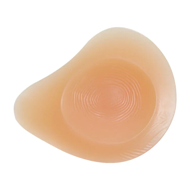 AS8 Spiral Shape Postoperative Rehabilitation Fake Breasts Silicone Breast Pad Nipple Cover 500g/Left, 500g/Left